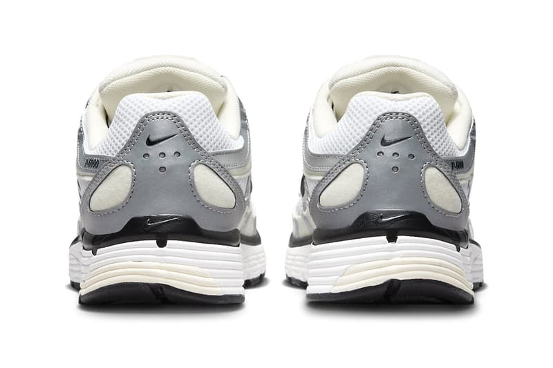 Nike P-6000 Arrives in Coconut Milk and Metallic Silver FV6603-100 technical sneakers swoosh shoes