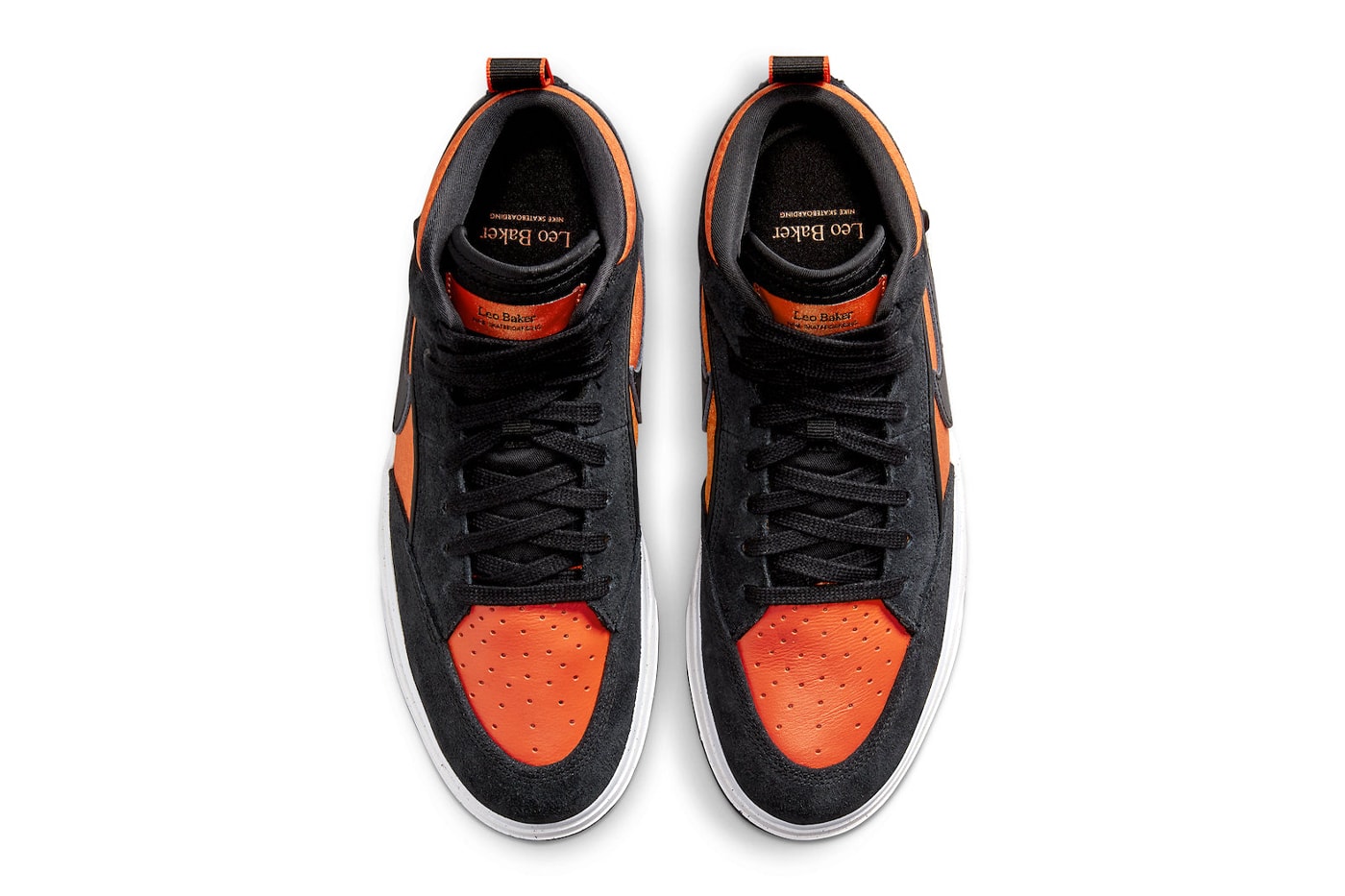 Nike SB React Leo Electro Orange Release Info DX4361-002 Date Buy Price Black Electro Orange Baker