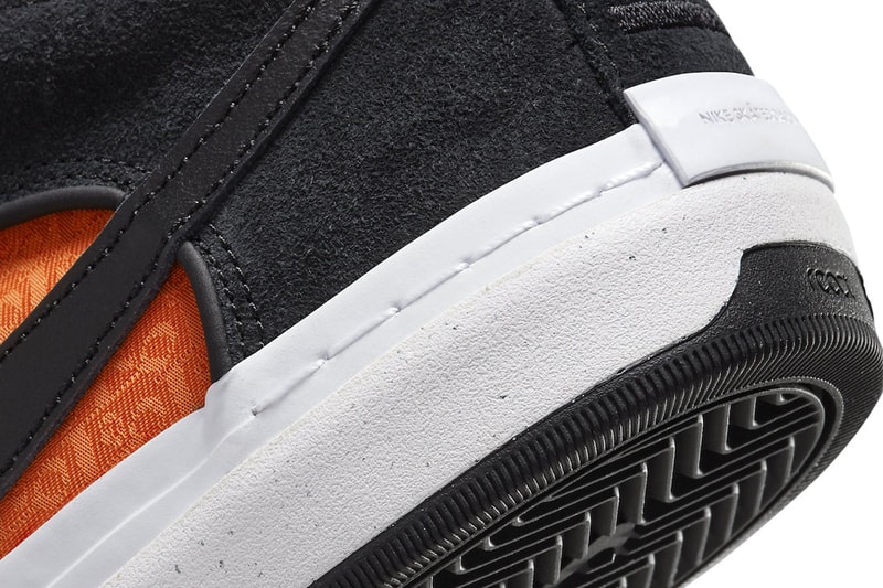 Nike SB React Leo Electro Orange Release Info DX4361-002 Date Buy Price Black Electro Orange Baker