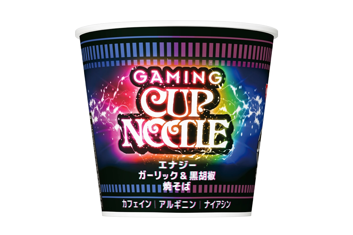 Nissin caffeine Gaming Cup Noodle Release Info