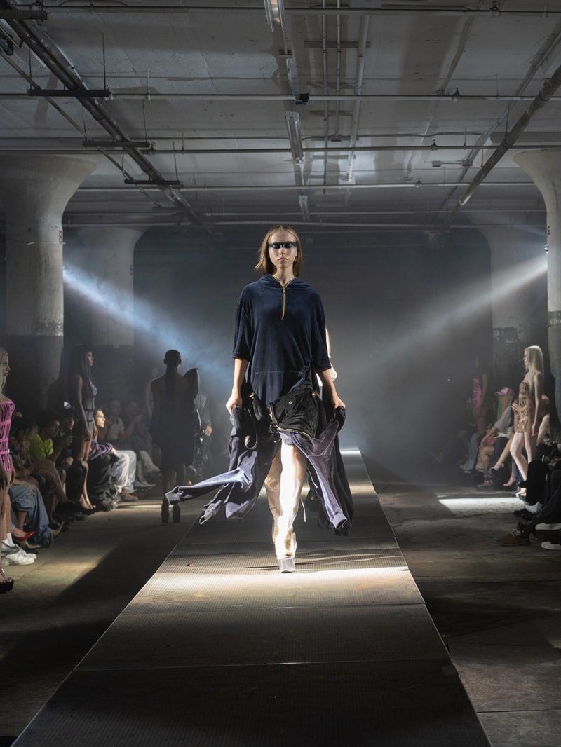anna bolina bushwick brooklyn new york downtown party girl clip couture gown puffer jacket feminine energy sexy