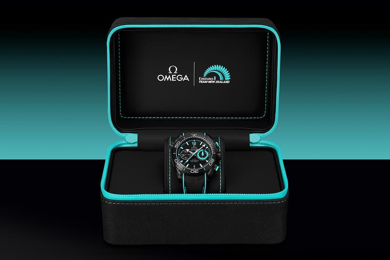 OMEGA Seamaster Planet Ocean Deep Black ETNZ Edition 37th America's Cup Barcelone 2024 Emirates Team New Zealand Release Info