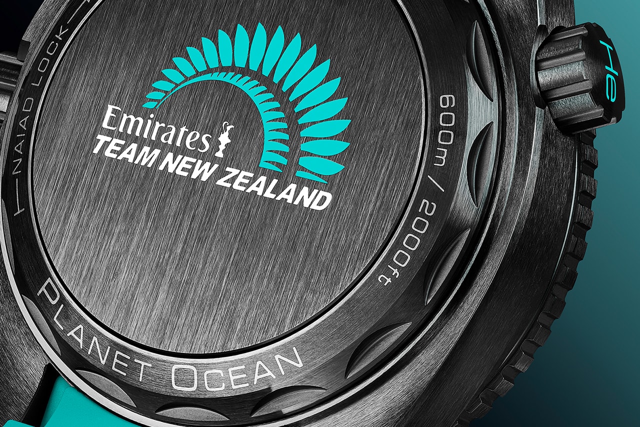 OMEGA Seamaster Planet Ocean Deep Black ETNZ Edition 37th America's Cup Barcelone 2024 Emirates Team New Zealand Release Info