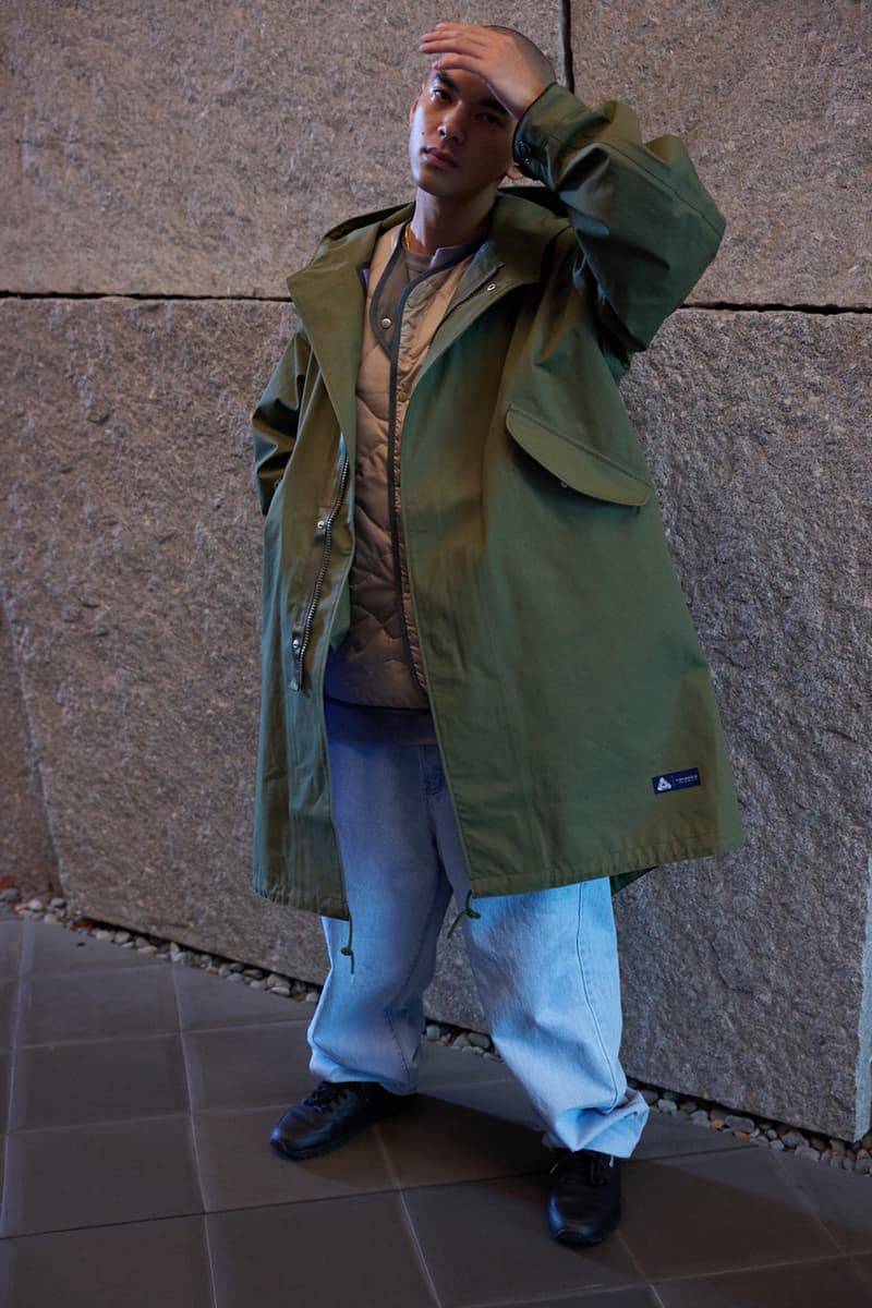 palace nanamica collaboration collection gore tex parka jacket sweater hat official release date info photos price store list buying guide
