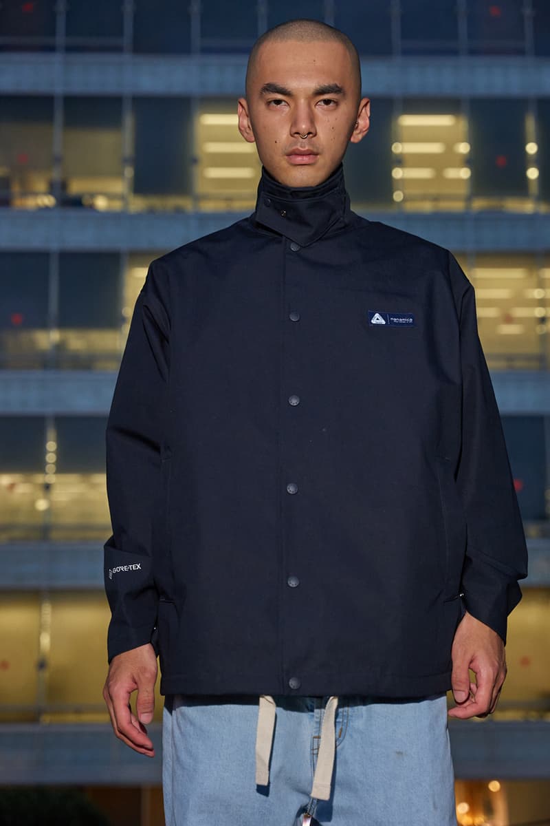 palace nanamica collaboration collection gore tex parka jacket sweater hat official release date info photos price store list buying guide