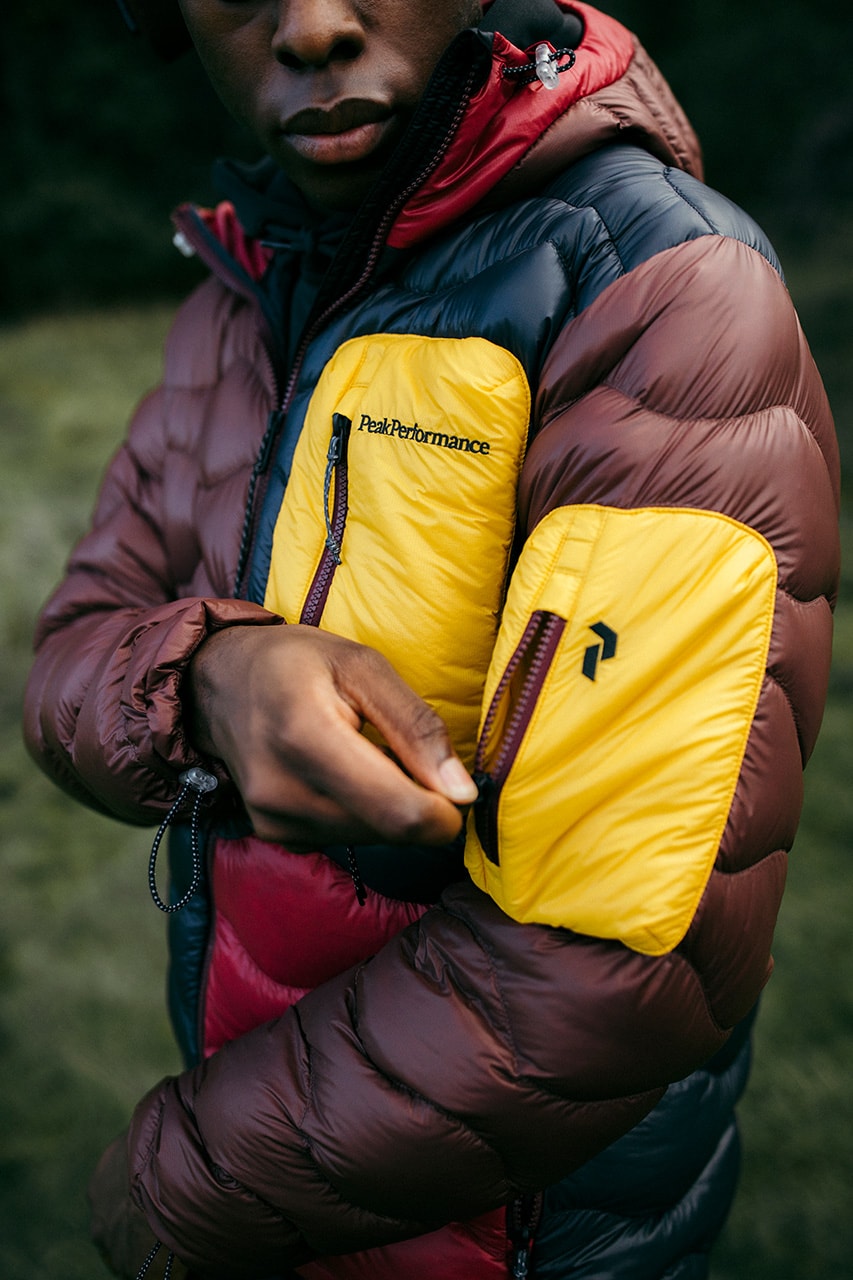 peak performance outerwear technical helium flo collection surplus sustainable fabric sweden moutains streetwear 