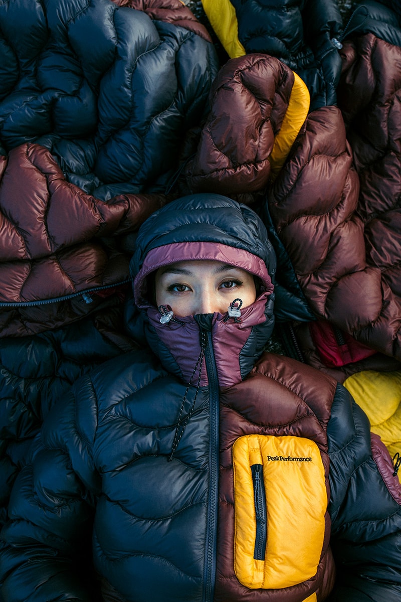 peak performance outerwear technical helium flo collection surplus sustainable fabric sweden moutains streetwear