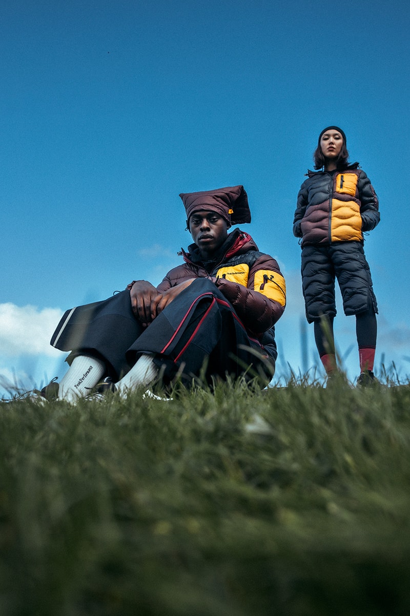 peak performance outerwear technical helium flo collection surplus sustainable fabric sweden moutains streetwear