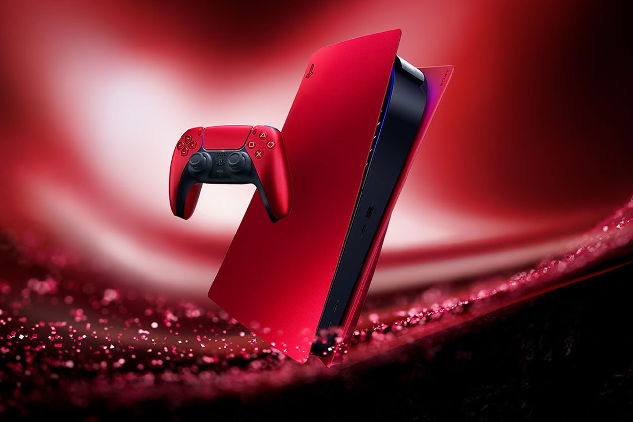 Red Game PS5 Digital Edition Skin PS5 Skin Fashion Sony