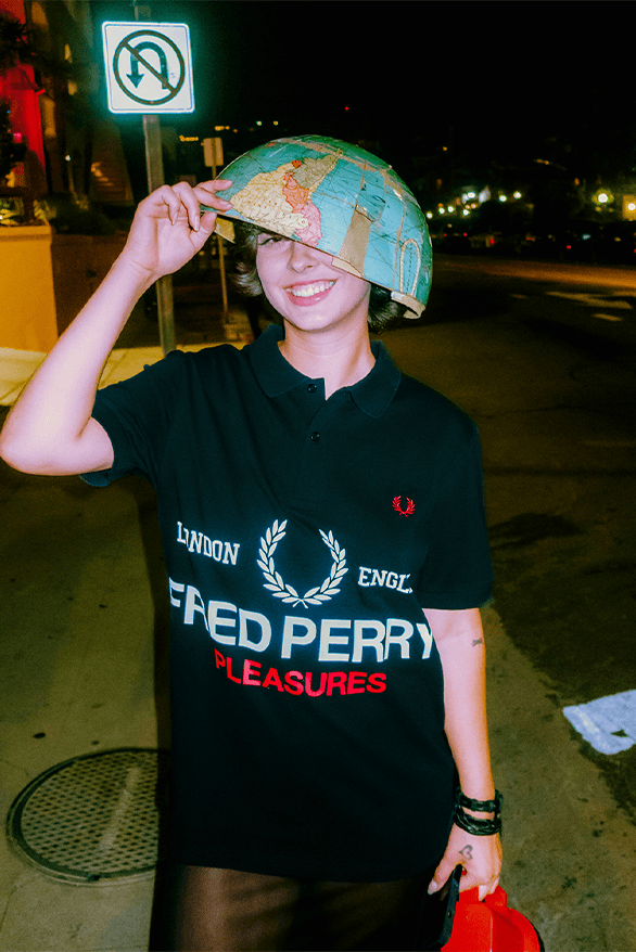 PLEASURES Fred Perry Collaboration uk menswear streetwear Los Angeles