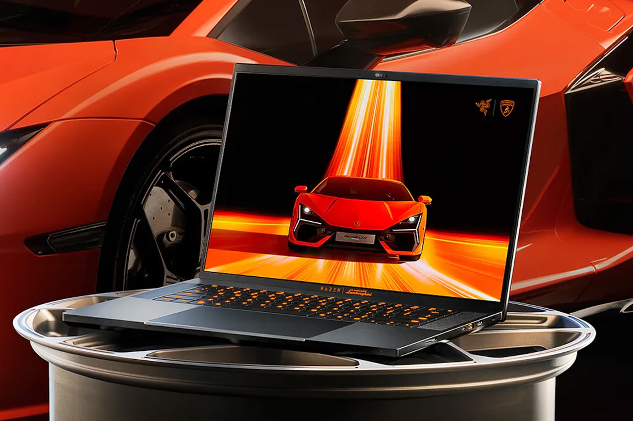 Razer $5,000 USD Lamborghini Laptop gaming hardware product limited run model cnc aluminum chassis led dual mode screen