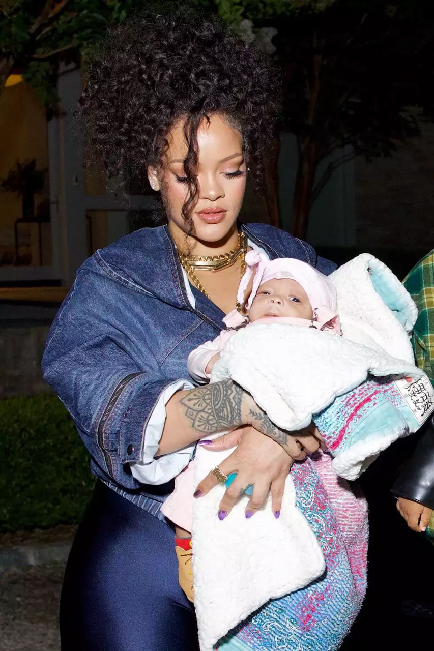 Rihanna 與 A$AP Rocky 首度公開全家合照