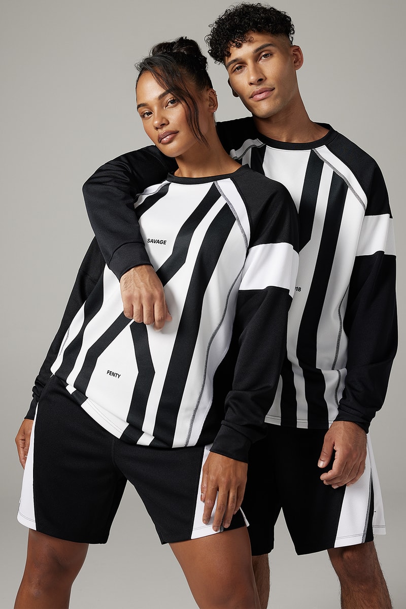 Rihanna Savage X Fenty Taps Into the World of Soccer for Latest Loungewear Collection savage x league football