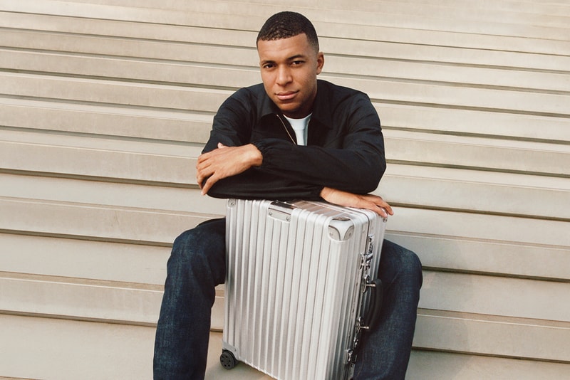 rimowa travel luggage never still campaign kylian mbappe football rose blackpink k-pop lewis hamilton f1 race 