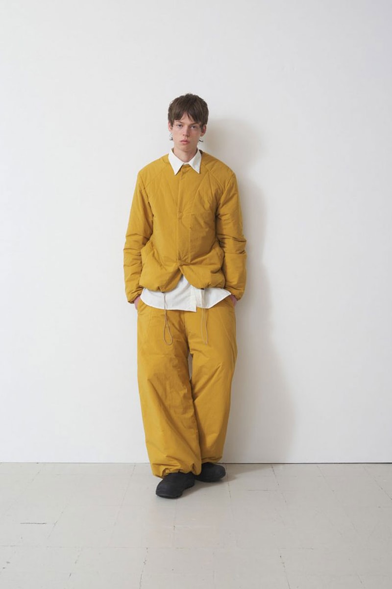 Sage Nation Fall Winter 2023 Fashion Style Clothing Outerwear Knitwear London UK British Tailoring Savile Row Yellow Green