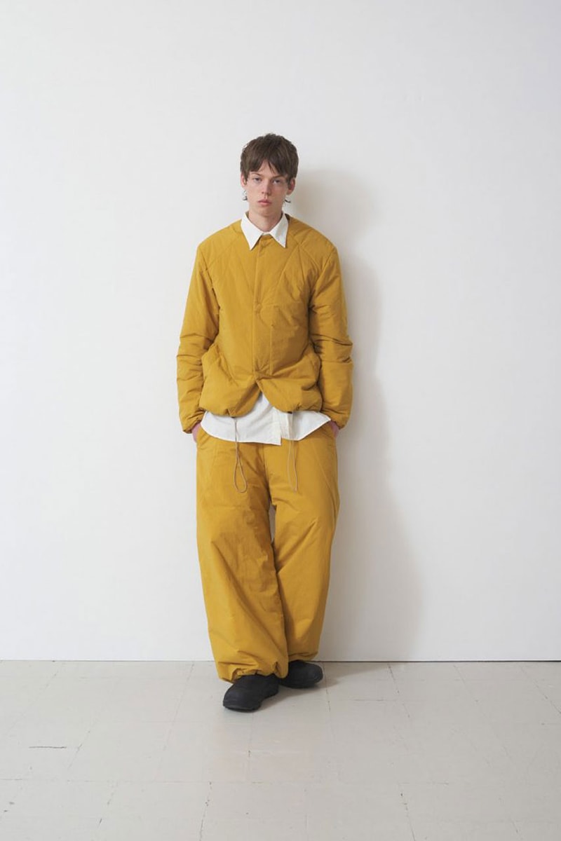 Sage Nation Fall Winter 2023 Fashion Style Clothing Outerwear Knitwear London UK British Tailoring Savile Row Yellow Green 