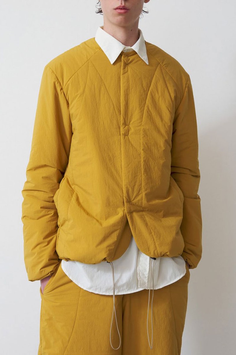 Sage Nation Fall Winter 2023 Fashion Style Clothing Outerwear Knitwear London UK British Tailoring Savile Row Yellow Green
