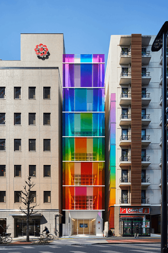 SAKO Architects Vertical Rainbow Building Tokyo design architecture