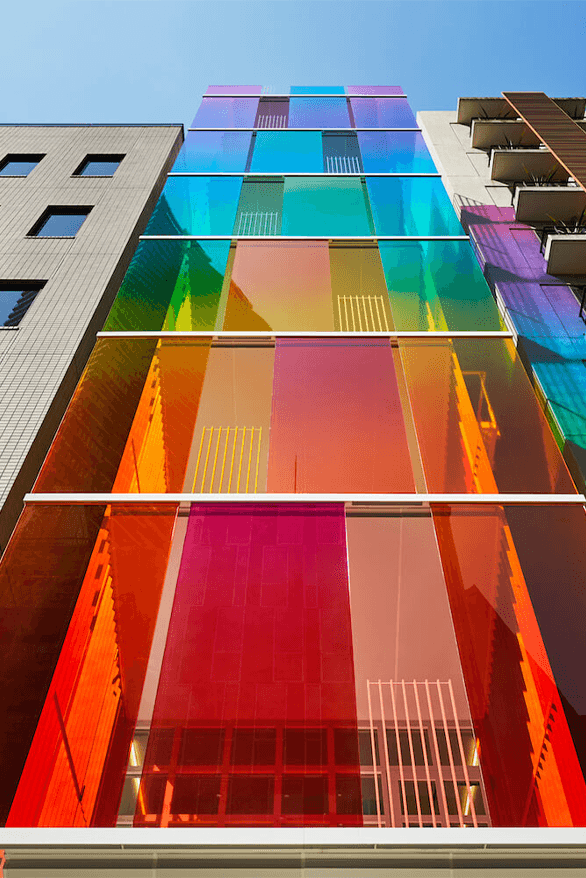 SAKO Architects Vertical Rainbow Building Tokyo design architecture