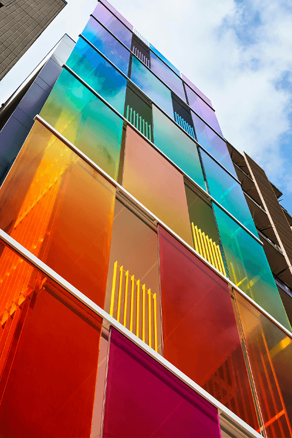 SAKO Architects Vertical Rainbow Building Tokyo design architecture