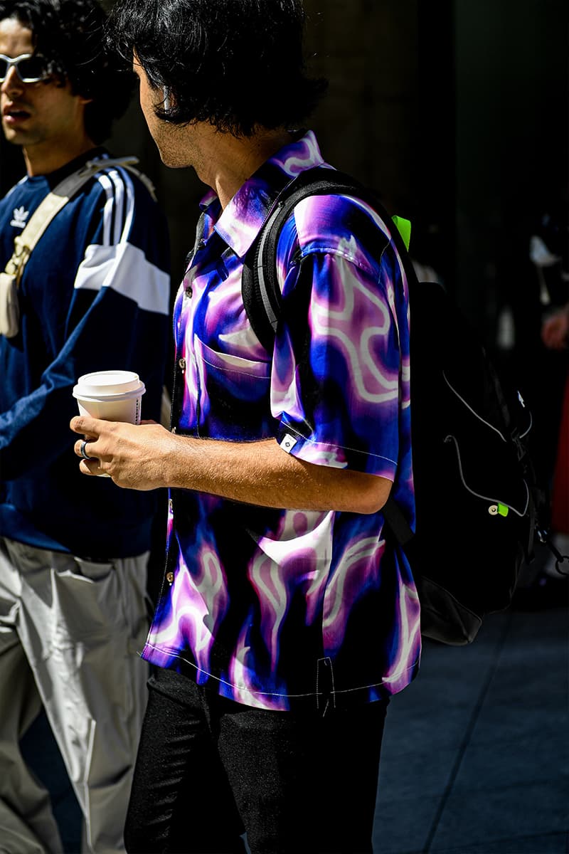 Seoul Fashion Week SS24 Street Style Spring summer 2024 menswear street style casual wear t-shirts oversized pants denim wear new jeans