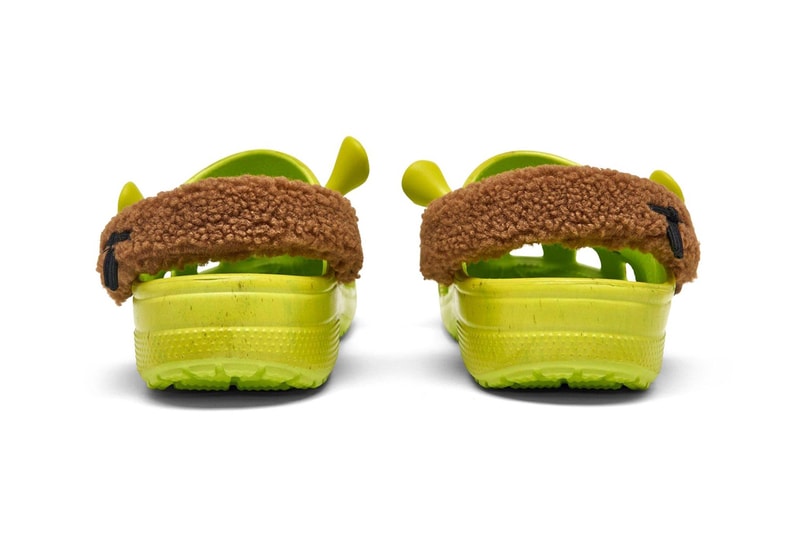 Official look at the upcoming Crocs x Shrek Classic Clogs