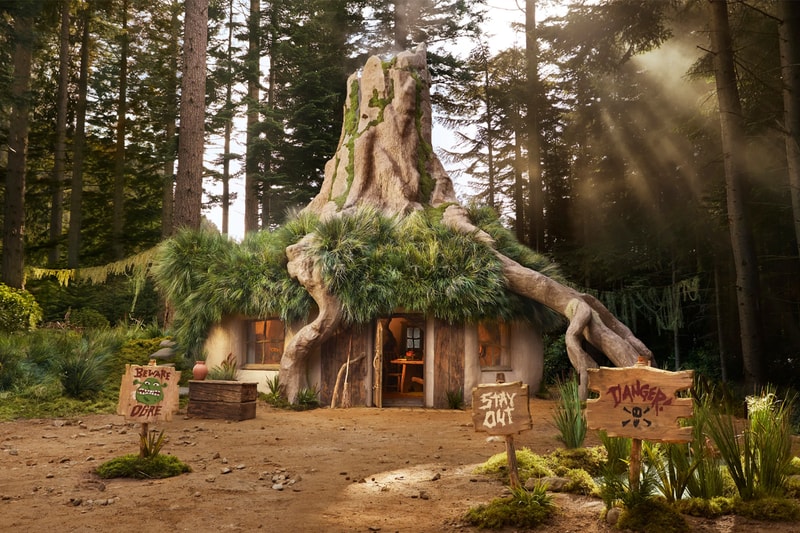 You Can Now Spend a Night in Shrek's Swamp on Airbnb donkey ogre dreamworks animations halloween fairytale stay scotland