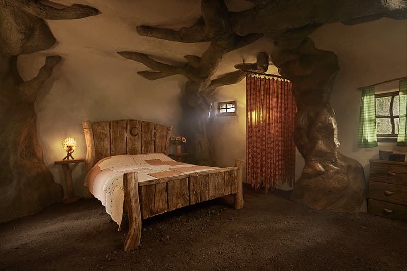 You Can Now Spend a Night in Shrek's Swamp on Airbnb donkey ogre dreamworks animations halloween fairytale stay scotland