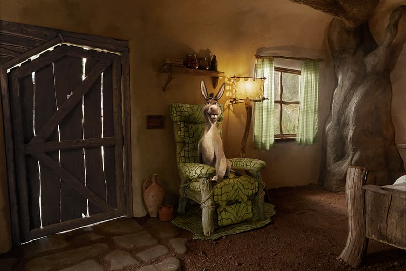 You Can Now Spend a Night in Shrek's Swamp on Airbnb donkey ogre dreamworks animations halloween fairytale stay scotland
