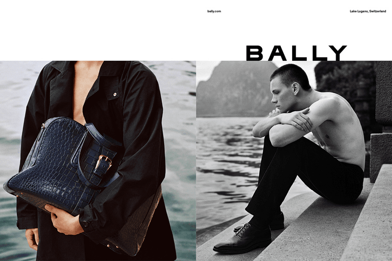 Bally Fall Winter 2023 Campaign Simone Bellotti menswear womenswear Switzerland Villa Heleneum Lake Lugano Roy Wang