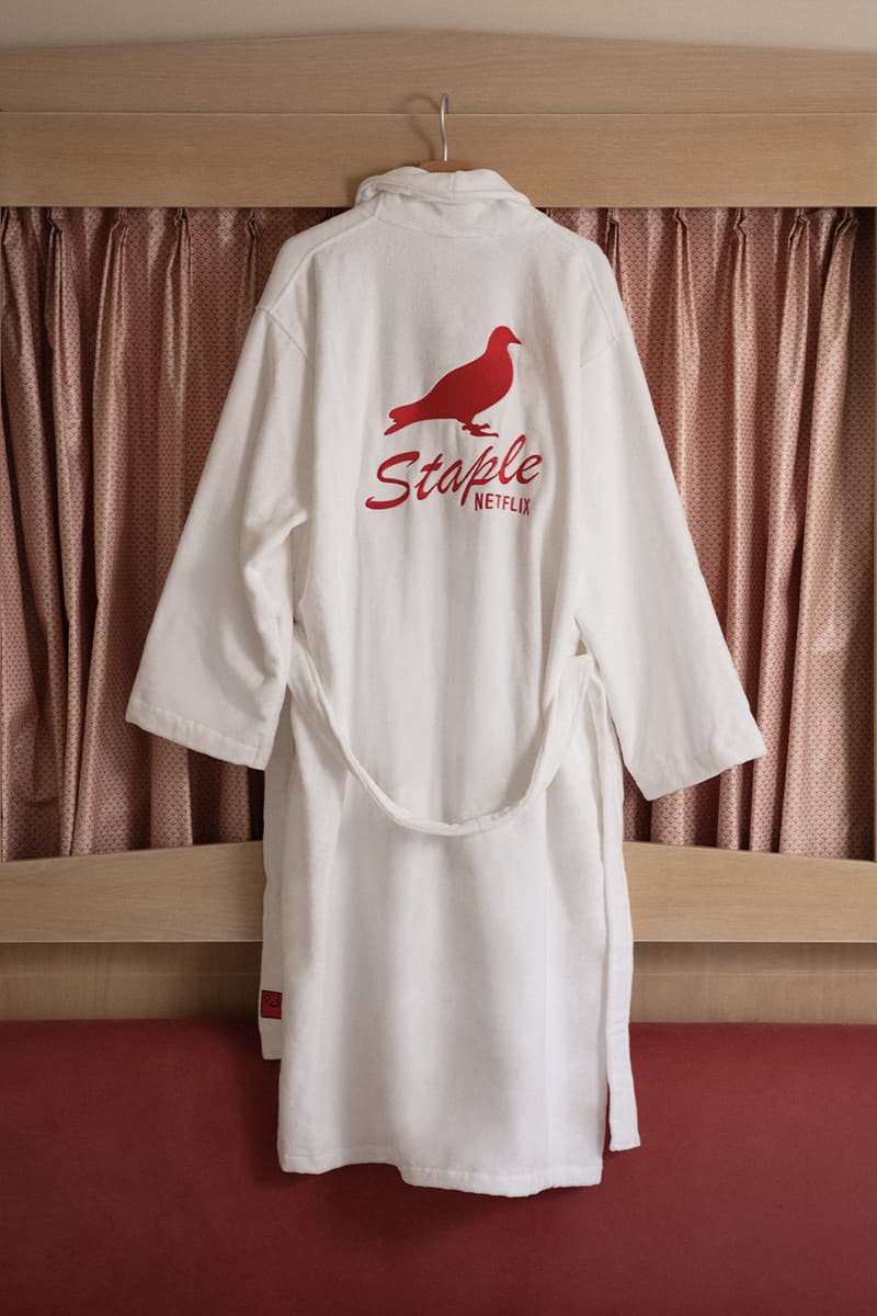 STAPLE Keeps It Cozy and Chill With Newest Netflix Collaboration jeffstaple jeff staple capsule robe clothes