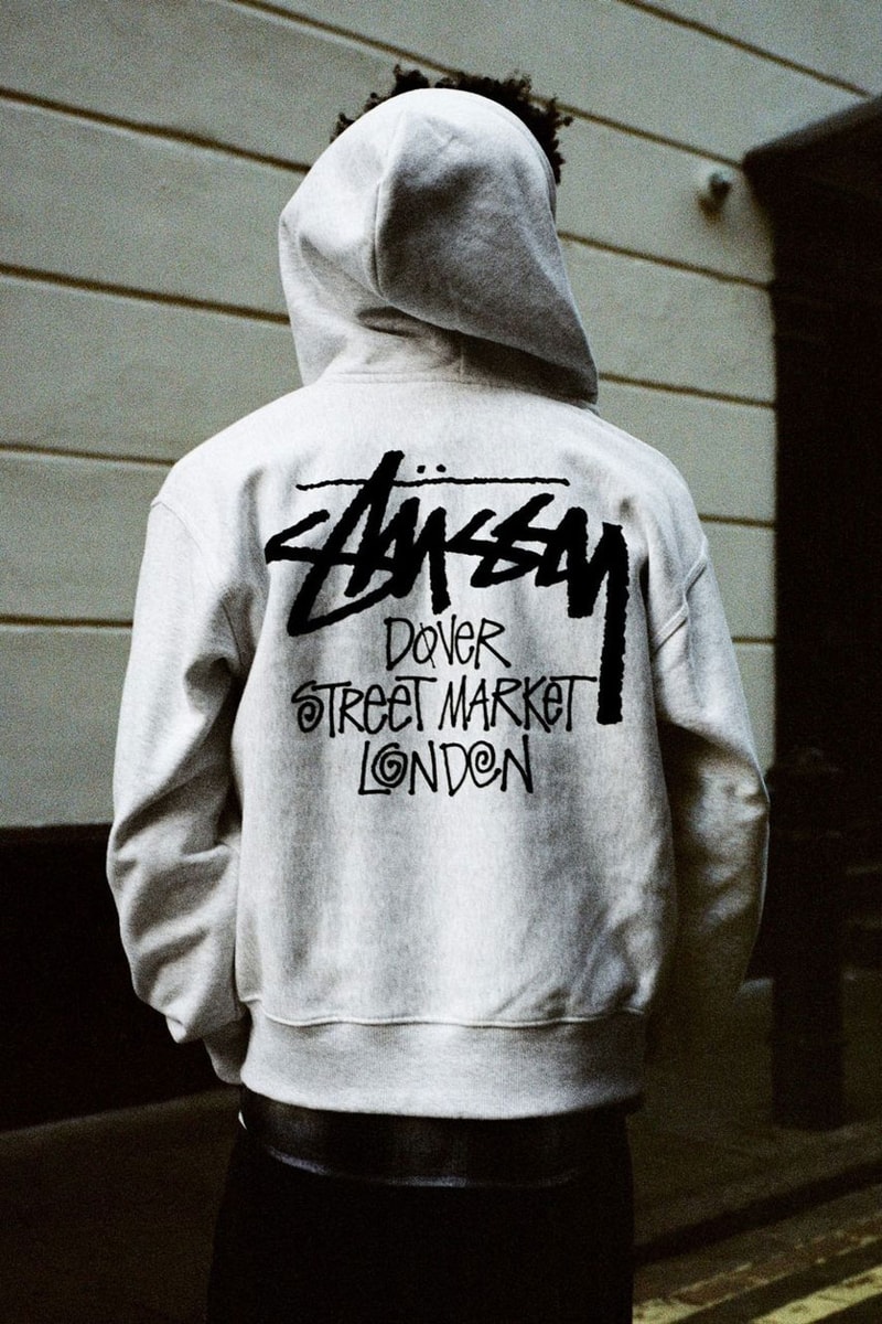 Stussy】x Dover Street Market Hoodie Black & grey available ✓