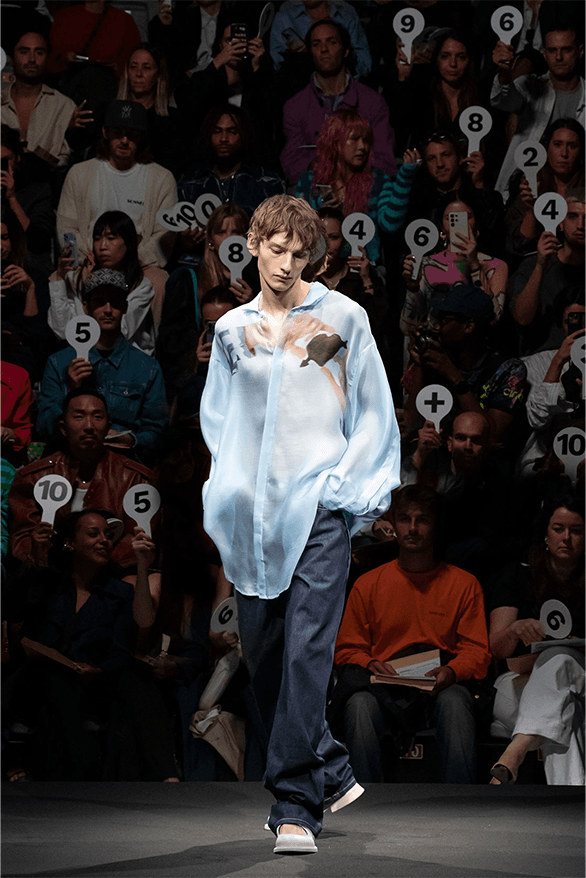 SUNNEI Spring Summer 2024 Milan Fashion Week menswear womenswear Loris Messina Simone Rizzo runway