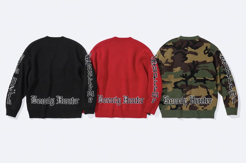 Supreme BOUNTY HUNTER Fall 2023 Collaboration Release Info Date Buy Price 