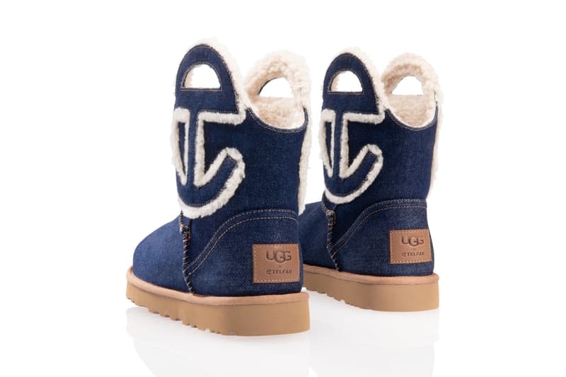 Telfar and UGG Unveil New Denim Bags and Apparel Collection Release Info Shopping Bag Boots 