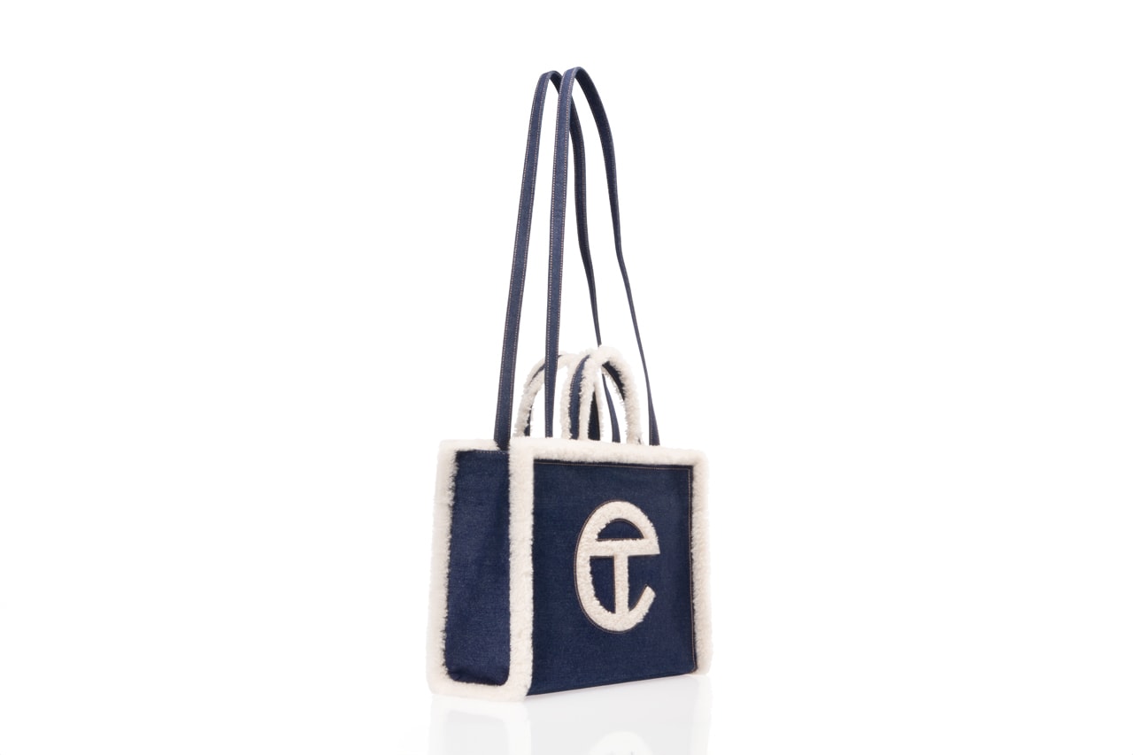 Telfar and UGG Unveil New Denim Bags and Apparel Collection Release Info Shopping Bag Boots 