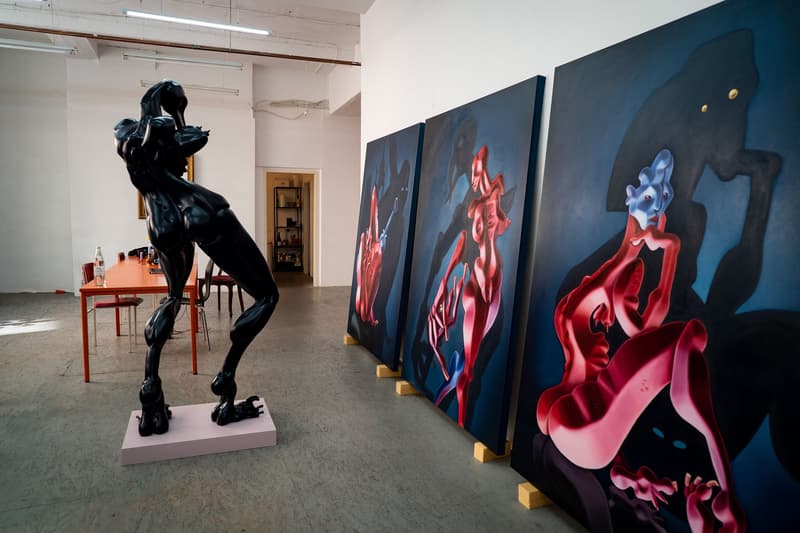 armory show booths contemporary art paintings exhibitions sculptures art artworks