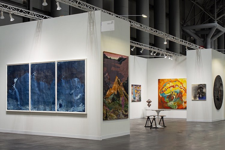 armory show booths contemporary art paintings exhibitions sculptures art artworks