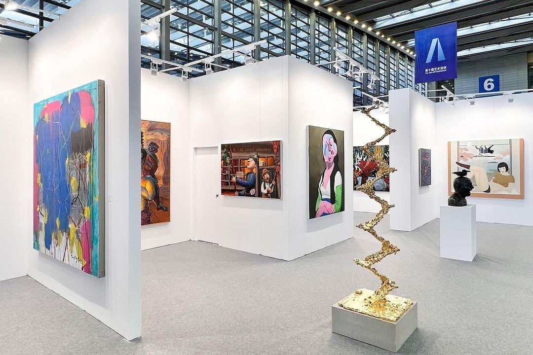 armory show booths contemporary art paintings exhibitions sculptures art artworks