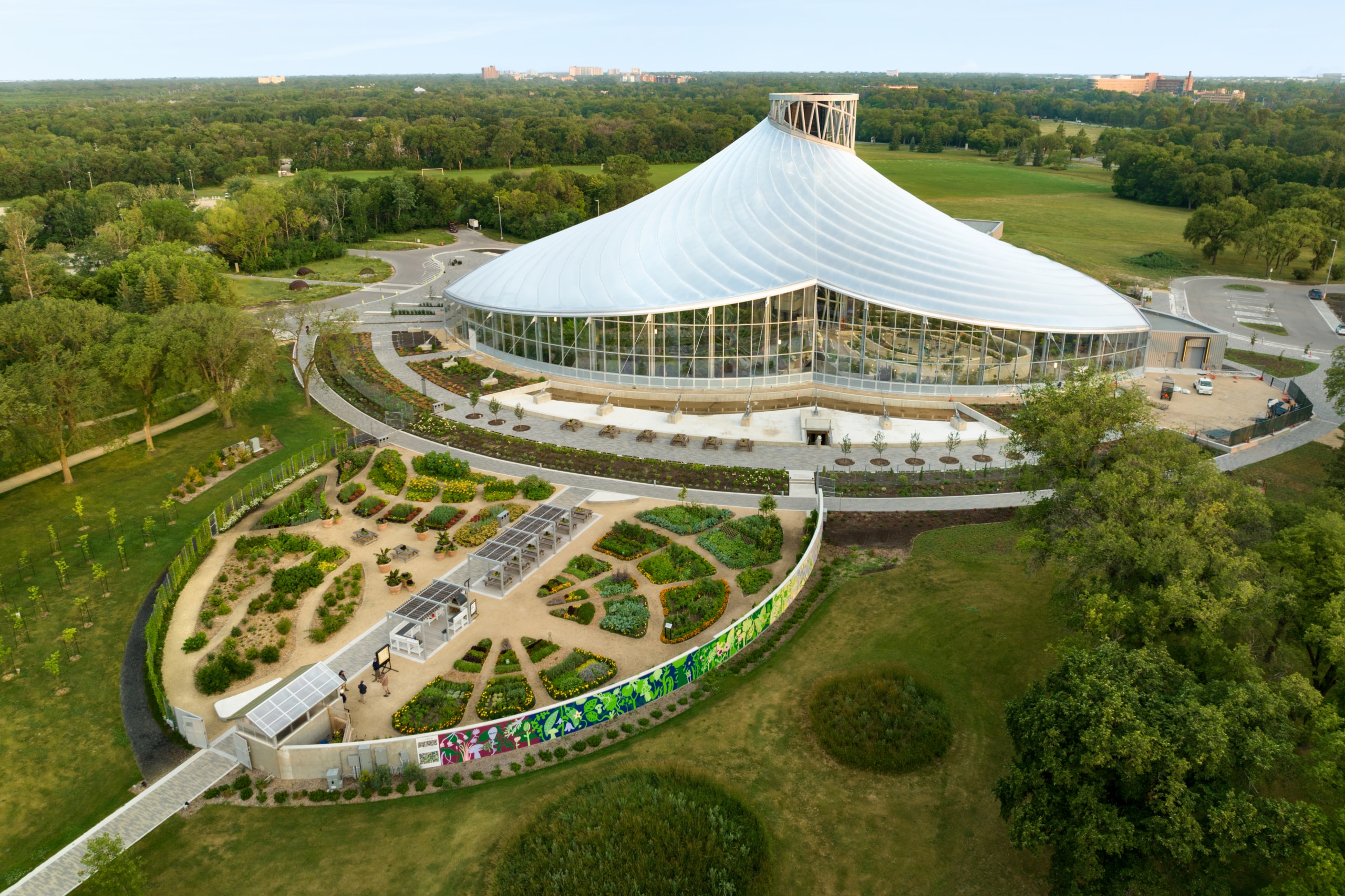 The Leaf Canada Diversity Gardens Winnipeg Manitoba KPMB Architects Info Nature Greenhouse Assiniboine Park