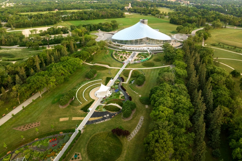 The Leaf Canada Diversity Gardens Winnipeg Manitoba KPMB Architects Info Nature Greenhouse Assiniboine Park