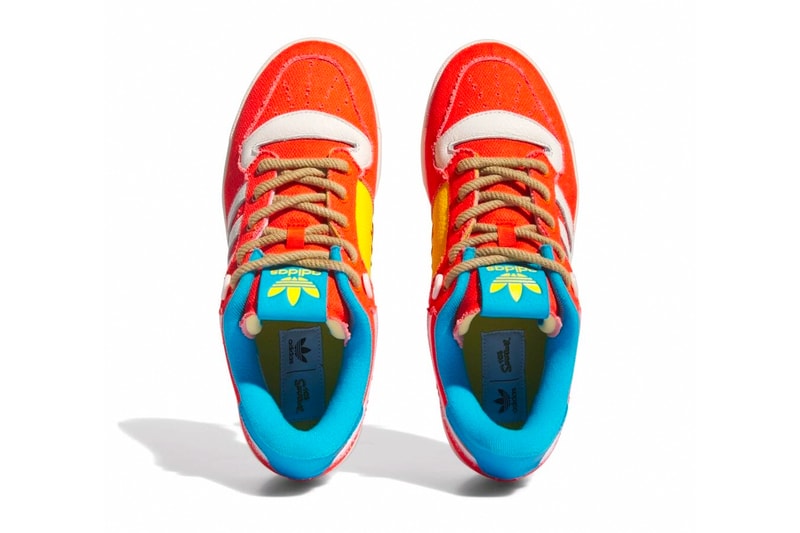 'The Simpsons' and adidas Rivalry 86 Low Come Together for the "Treehouse of Horror" Colorway Supplier Colour/Supplier Colour/Supplier Colour orange bart hugo