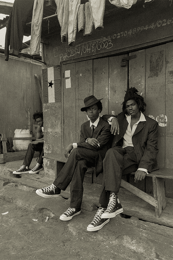 TJ Sawyerr Converse Let The Star Shine Campaign Ghana arsenal football London uk model creative director