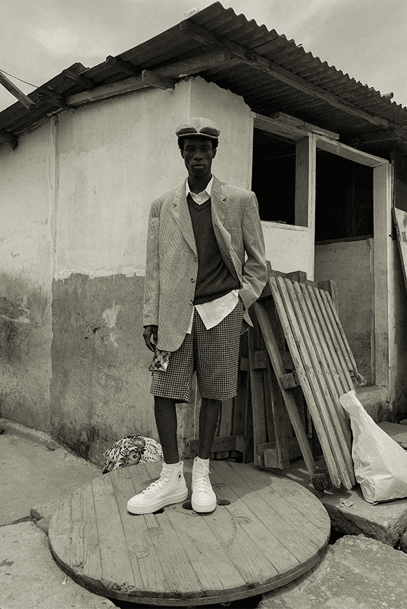 TJ Sawyerr Converse Let The Star Shine Campaign Ghana arsenal football London uk model creative director