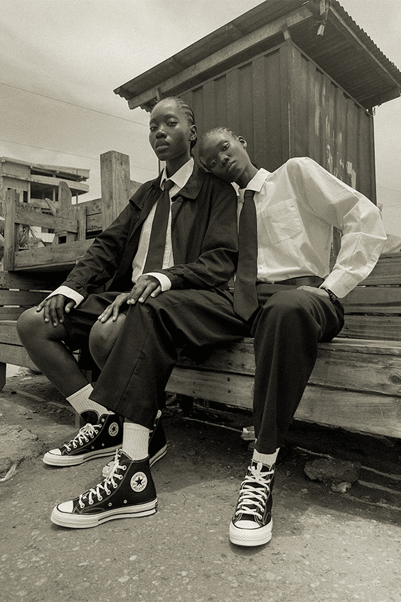 TJ Sawyerr Converse Let The Star Shine Campaign Ghana arsenal football London uk model creative director