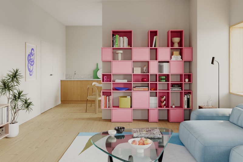 Andrés Reisinger Turns Tylko's Furniture a Pastel-Hued Pink