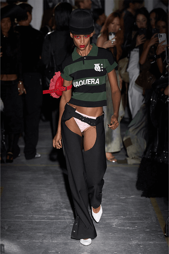 Vaquera Spring Summer 2024 Paris Fashion Week womenswear club runway