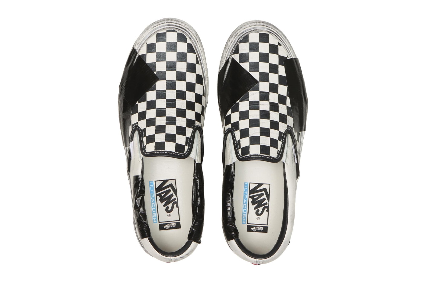 Vault by Vans classic Slip-On Lux Duct Black Checkerboard VN0A3QXYBKC Release Info