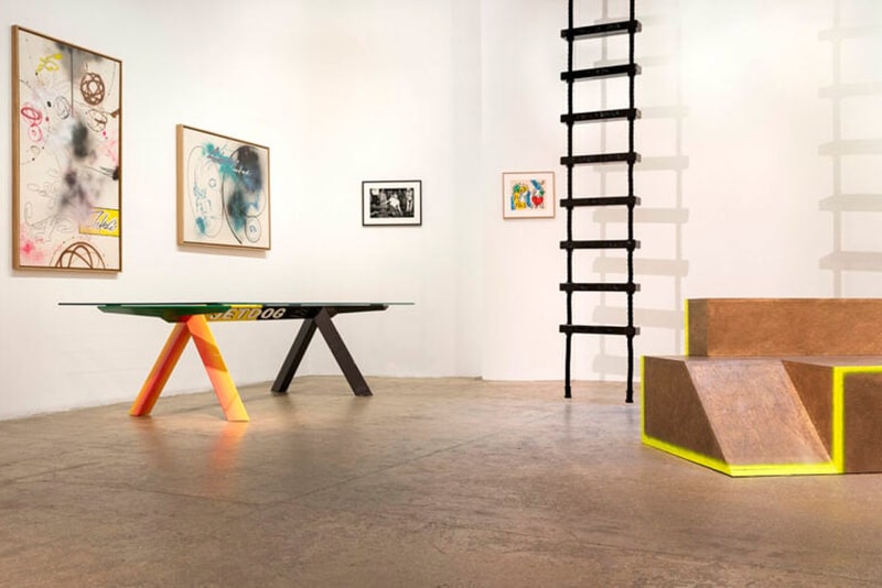 Galerie Kreo Unveils Extensive Exhibit, "Virgil Abloh: Echosystems" Erwan Bouroullec, Sophie Bramly, Martha Cooper, Bruce Davidson, Tom Dixon, Marcel Duchamp, Futura 2000, Konstantin Grcic, Keith Haring, Gordon Matta-Clark, jean michael basquiat A. R. Penck, Jerszy Seymour, Pablo Tomek and Dondi White off white ye kanye streetwear skate graffiti