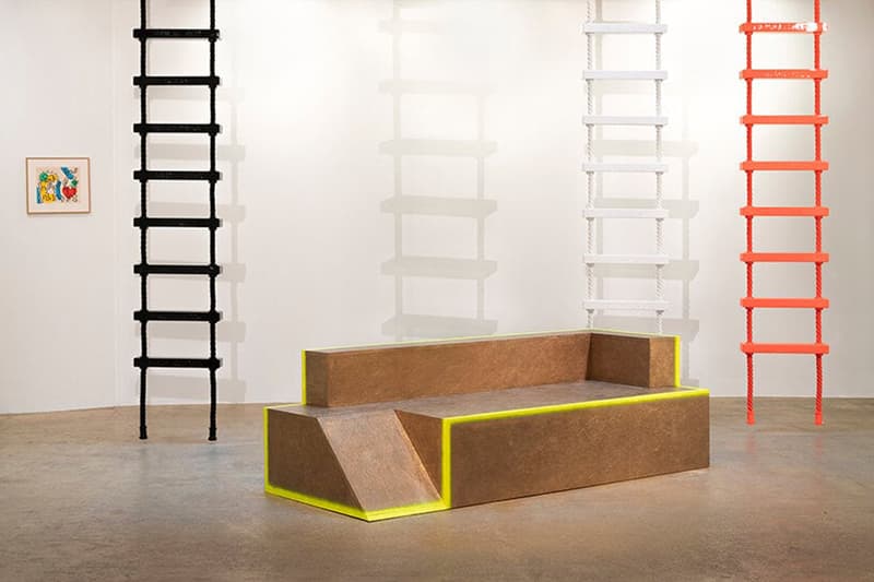 Galerie Kreo Unveils Extensive Exhibit, "Virgil Abloh: Echosystems" Erwan Bouroullec, Sophie Bramly, Martha Cooper, Bruce Davidson, Tom Dixon, Marcel Duchamp, Futura 2000, Konstantin Grcic, Keith Haring, Gordon Matta-Clark, jean michael basquiat A. R. Penck, Jerszy Seymour, Pablo Tomek and Dondi White off white ye kanye streetwear skate graffiti